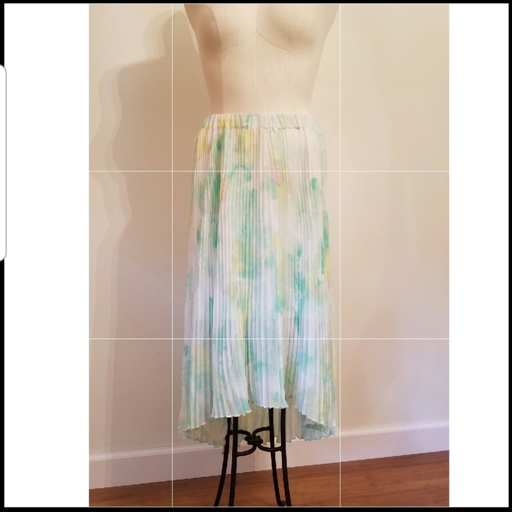 Club Monaco Accordian Pleat Skirt